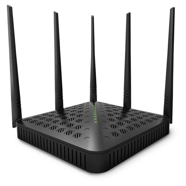 Wireless Router Tenda FH1202(1200Mbps) _3port LAN(10/100Mbps) _1port WAN(10/100Mbps) _5 Antten 5dBI